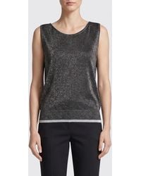 Roberto Collina - Basic Lurex Top - Lyst