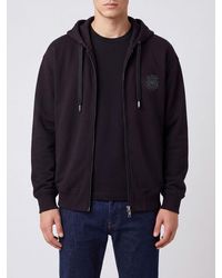 Dolce & Gabbana - Dolce &Amp Gabbana Hooded Zip-Up Cotton Sweatshirt With Tone-On-Tone Logo - Lyst