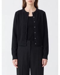 DUNST - Wool And Cashmere Blend Crewneck Cardigan With Button Closure - Lyst