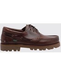 Paraboot - Briac Smooth Calfskin Boat Shoes With Laces - Lyst