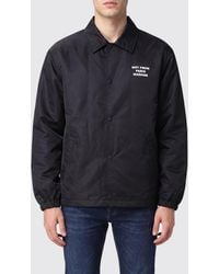 Drole de Monsieur - Nylon Shirt Jacket With Contrasting Slogan Logo - Lyst