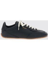Axel Arigato - Daze Runner Grained Leather Sneakers With Laminated Logo - Lyst
