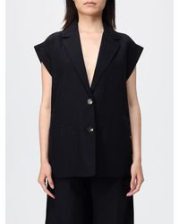 Liu Jo - Single-Breasted Viscose Blend Vest - Lyst