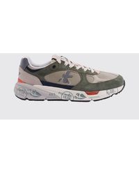 Premiata - Mase Suede And Mesh Sneakers - Lyst