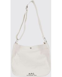 A.P.C. - Journal Canvas Bag - Lyst