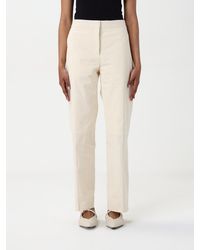 Jil Sander - Straight Leg Cotton Pants - Lyst