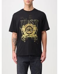 Just Cavalli - T-shirt in cotone con stampa - Lyst