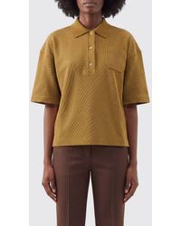 Saint Laurent - Short-Sleeve Cotton Polo With Patch Pocket - Lyst