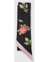 Dolce & Gabbana - Dolce &Amp Gabbana Floral Print Silk Twill Bandeau - Lyst
