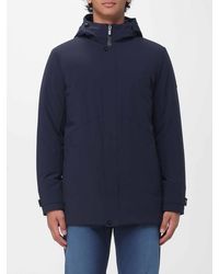 Heskimo - Short Windproof Stretch Nylon Parka With Padded Hood - Lyst