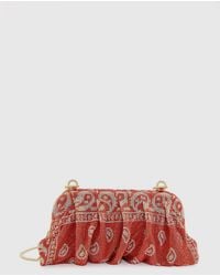 Benedetta Bruzziches - Venus Draped Crystal Clutch Bag With Shoulder Strap - Lyst