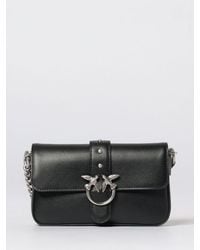 Pinko - Baby Love Bag One Slouchy Leather Bag - Lyst
