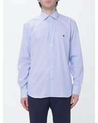 Brooksfield - Casual Striped Poplin Shirt - Lyst