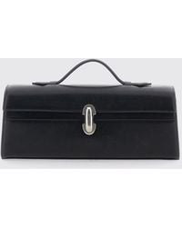 SAVETTE - Symmetry Clutch Aus Glattkalbsleder Mit Drehverschluss - Lyst