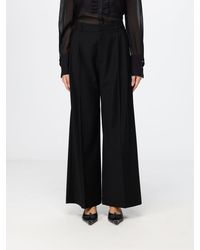 Tela - Pleated Straight-Leg Cady Tailored Trousers - Lyst