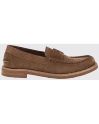 Pedro Garcia - Sabela Suede Calfskin Penny Loafers - Lyst
