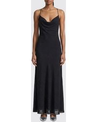 Pinko - Farro Crepe De Chine Dress With Rhinestones - Lyst
