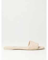 Max Mara Ciabatta Midge In Paglia in Beige (Natural) - Lyst