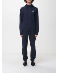 EA7 - Conjunto Deportivo De Algodón Con Logo - Lyst