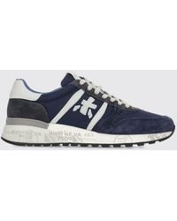 Premiata - Lander Suede And Nylon Sneakers - Lyst