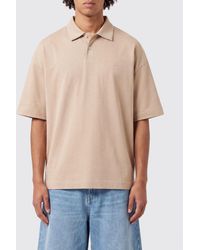 Vision Of Super - Short-Sleeved Cotton Polo Shirt With Two-Button Placket - Lyst