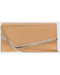 Jimmy Choo - Emmie Patent Leather Mini Handbag With Chain Strap - Lyst