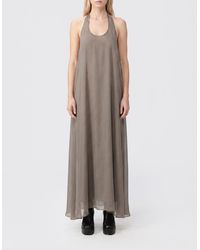 Rick Owens - A-Line Halterneck Midi Dress - Lyst