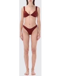 MATINEÉ - Triangle Bikini With V-Neck And Brazilian Briefs - Lyst