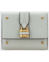 Chloé - Chlo&Eacute Paddington Leather Wallet With Lock - Lyst