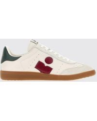 Isabel Marant - Bryce Low Top Leather Sneakers With Contrast Logo - Lyst