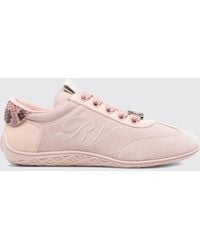 Roger Vivier - Viv Low Strass Sneakers - Lyst
