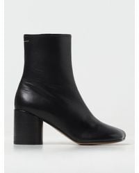 MM6 by Maison Margiela - Anatomic Ankle Bootie - Lyst