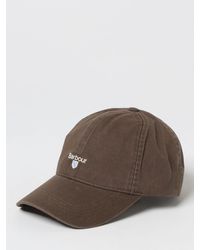 Barbour - Cappello in cotone con logo - Lyst