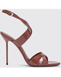 Paris Texas - Lidia Calfskin Sandal - Lyst