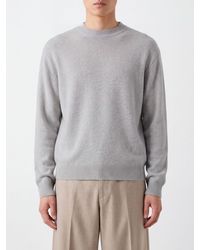 Jacquemus - Wool And Cashmere Blend Crewneck Jumper With Ribbed Trims - Lyst