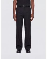 Dries Van Noten - Wool Wide-Leg Trousers With Adjustable Belt - Lyst
