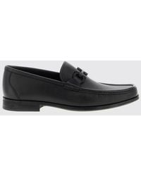 Ferragamo - Gancini Grained Leather Loafer - Lyst