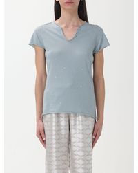 Zadig & Voltaire - T-shirt in cotone con strass - Lyst