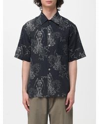 Our Legacy - Cotton And Linen Casual Shirt With Print - Lyst