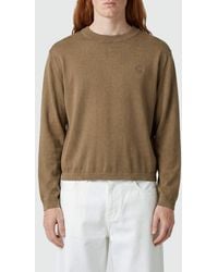 CAMPERLAB - Cotton-Blend Crewneck Sweater With Dropped Shoulders And Ribbed Trims - Lyst