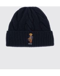 Polo Ralph Lauren - Cable-Knit Wool-Blend Beanie With Turn-Up Brim - Lyst