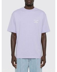 Drole de Monsieur - Cotton Casual T-Shirt With Slogan - Lyst