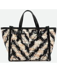Gianni Chiarini - Miss Marcella Mini Chevron Wool Bag With Detachable Strap - Lyst