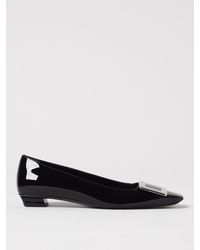Roger Vivier - Belle Vivier Patent Leather Ballerinas - Lyst