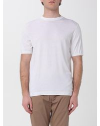 Kangra - Cotton And Silk Crew Neck Knitwear - Lyst