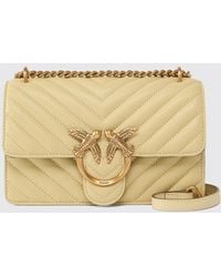 Pinko - Love One Mini Chevron Quilted Nappa Bag - Lyst