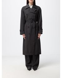TOTEME - Double-Breasted Cotton-Blend Trench Coat With Adjustable Belt - Lyst
