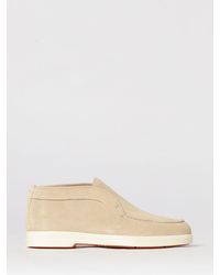 Santoni - Desert Suede Ankle Boot - Lyst