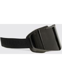 Balenciaga - Nylon Mask Sunglasses With Logo And Adjustable Strap - Lyst