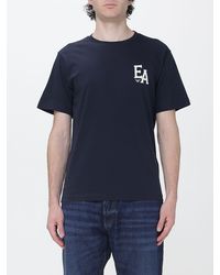 Emporio Armani - Eagle Club Crew Neck T-Shirt With Logo - Lyst
